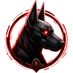 Deadbolt Dogz canine and keyhole emblem